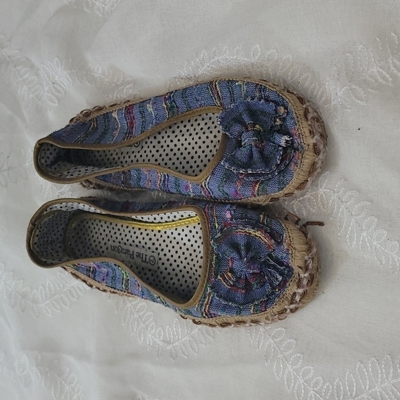 The Paragon Espadrilles Boho Blue Cloth Size 7 - Picture 1 of 7